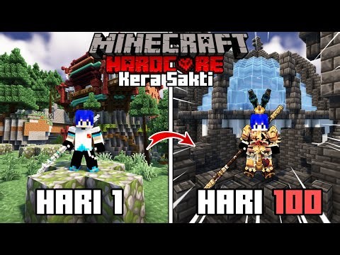 100 Hari di Minecraft Hardcore Tapi Jadi Kera Sakti