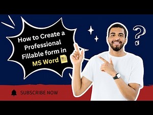 Create a Professional Fillable Form from Scratch