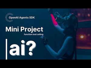 Mini project of function tool calling in openai agents SDK | OpenAi agents SDK tutorial