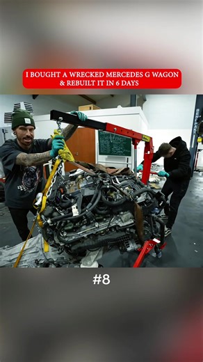 Rebuilding a Wrecked Mercedes G Wagon in Six Days