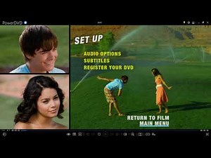 High School Musical 2:Deluxe Dance Edition Disc 1 2008 DVD Menu Walkthrough