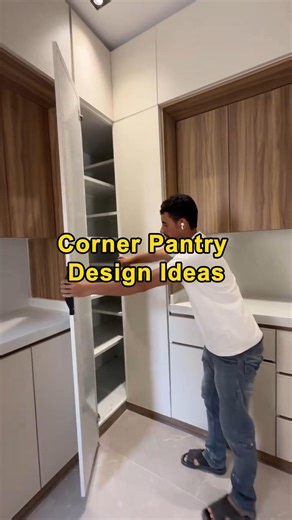 PA HOME on Instagram: "Transform Your Kitchen with a Pantry! 🏡🚪 What looks like a simple cabinet on the outside... opens up to reveal a full pantry inside! From snacks and dry goods to small appliances, it stores it all—neatly and out of sight. 🧃🍝🔌 Sleek on the outside, spacious on the inside — it’s the perfect blend of style and smart storage. 💡🍽 Want one in your kitchen? 📩 DM us to explore our whole-house customization solutions and bring this clever design to life! 📲 WhatsApp: +86 13