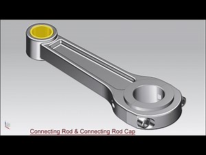 Connecting Rod & Connecting Rod Cap Assembly || Siemens NX Tutorial
