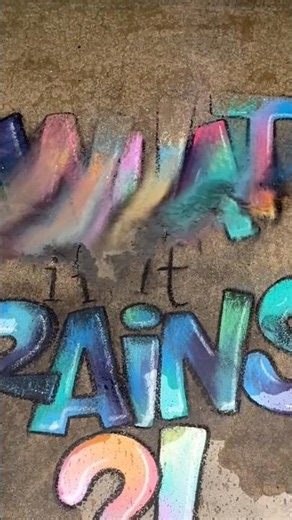 My Most Asked Question… in Sidewalk Chalk Lettering