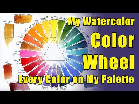 My Watercolor Color Wheel: Every Color on My Quiller Palette