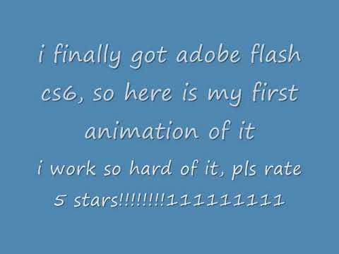 first animation on flash cs6!!!!!!!!!!!!!!