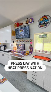 610K views · 9.9K reactions | Press Day • I always get asked what press I have! It’s the HeatPressNation.com 16x20 Signature Series Press! I love the auto open feature and the sure pressure dial so I know EXACTLY what settings I use for each material. • #crafting #crafter #smallbusiness #foryou #viral #entrepreneur | Teach Over the Rainbow | Facebook