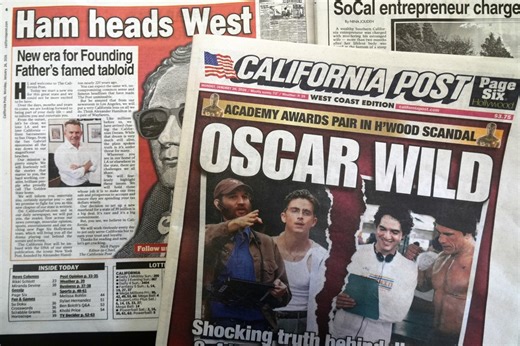 California Post brings brash New York-style tabloid news to the West Coast