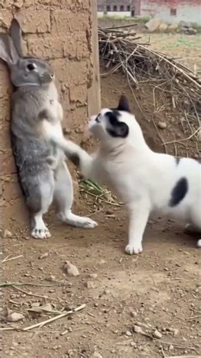 Cat vs Rabbit 🐱🐰 | The Most Unexpected Face-Off! You Won’t Believe What Happens 😱
