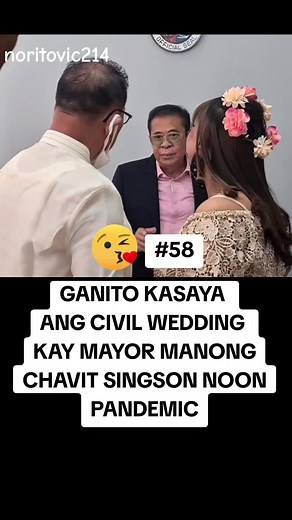 Chavit Singson Celebrates Civil Wedding in Pandemic