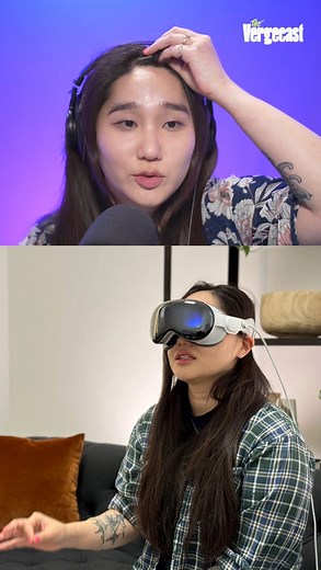 83K views · 82 reactions | Senior Verge reviewer Victoria Song joined The Vergecast crew this week to discuss her experience with the Apple Vision Pro demo. #apple #vr #visionpro #tech #podcast | The Verge | Facebook