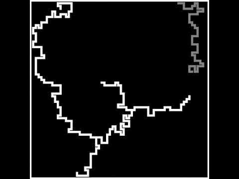 Wilson's algorithm maze generation
