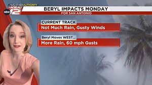 44K views · 246 reactions | - As of Saturday morning, Beryl is a tropical storm in the Gulf of Mexico. The storm is expected to strengthen into a hurricane over the weekend, making landfall Monday morning. - Landfall will likely be between Corpus Christi and Matagorda Bay Monday morning - A recent shift east likely means less rain for San Antonio READ MORE ➡️ https://www.ksat.com/weather/2024/07/05/ksat-meteorologists-track-hurricane-beryl-in-gulf-of-mexico/ | KSAT 12 & KSAT.com | Facebook