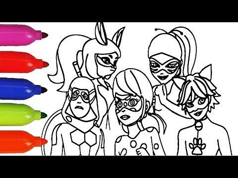 MiracuLous LadyBug ALL NEW HEROES ColoRing BooK