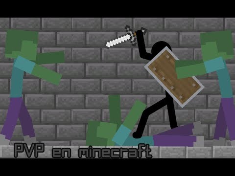 PVP en minecraft (pivot animator) #pivotanimator #animation #pivotAnimator_latam