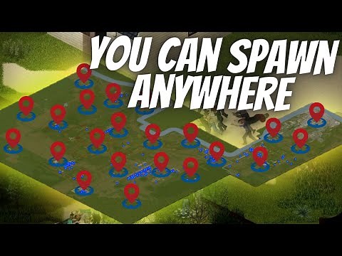 This Mod lets you Spawn Anywhere on the Map in Project Zomboid