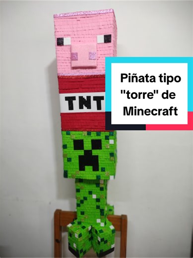 Piñata personalizada de Minecraft: Creeper y más