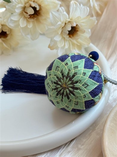 Handmade Temari Ball Keychain | Bag Charm |wall Hanging|traditional Handmade Ornament Wedding Decor | Housewarming Gift| Unique Gift for Her - Etsy