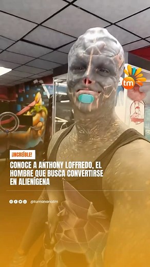 52K views · 10 comments | Conoce a Anthony Loffredo, ciudadano francés, mejor conocido como ‘The Black Alien’, el cual sueña con ser un verdadero alienígena. Este hombre en su afán de alcanzar su ideal perfecto, se ha cortado las nariz, extirpado las orejas y partido la lengua para alcanzar su transformación ideal. #CasaTuMañana #CasaTuMañana | Tu Mañana | Facebook