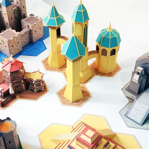 Printable Castle Papercraft Set – Fantasy Stronghold Templates PDF, Medieval Paper Terrain for Tabletop RPG & Diorama - Etsy