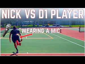 Playing a Set against my former student (D1 player) while wearing a mic 🎤