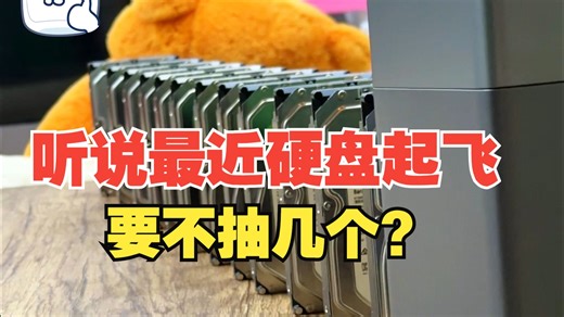 听说最近硬盘起飞了，要不抽几个硬盘？