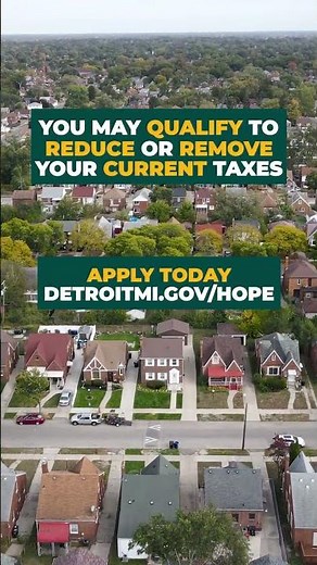 💡 The HOPE program is here to help Detroit homeowners! 🏠