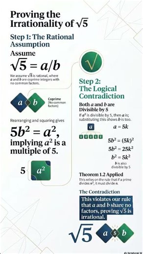 why √5 is irrational, #ncert #maths #realnumbers #class10 #class10maths