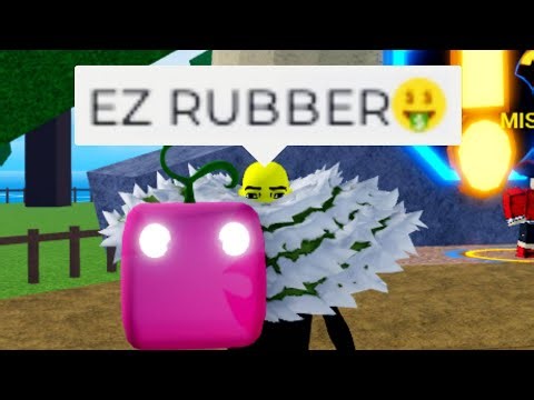 RUBBER USER BEATING BLOX FRUITS! 🍈: THE MOVIE | ROBLOX