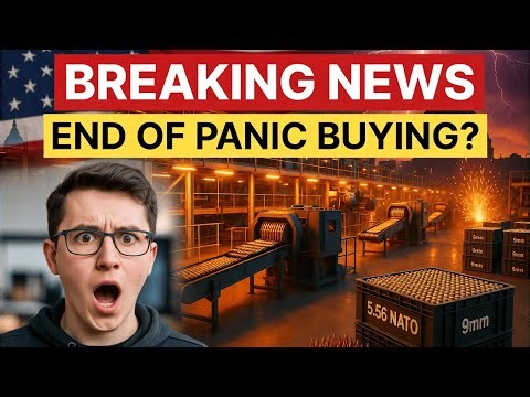 Breaking: Congress Just Supercharged America’s Ammo Supply (No More Shortages?)