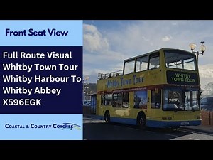 Full Route Visual | Coastal and Country - Whitby Open Top Bus (X596EGK)