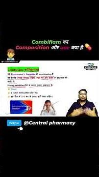 Combiflam का Composition और use क्या है!By-Mithilesh Sir #centralpharmacy #mithilesh_sir_official