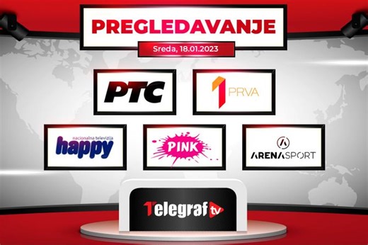 ŠTA JE SUTRA NA PROGRAMIMA TELEVIZIJA: Pregledavanje za sredu, 18. januar 2023. godine