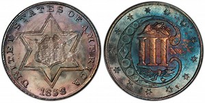 1858 3CS (Regular Strike) Three Cent Silver - PCGS CoinFacts