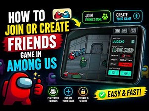 How to Create & Join a Private Lobby in Among Us | Play with Friends!