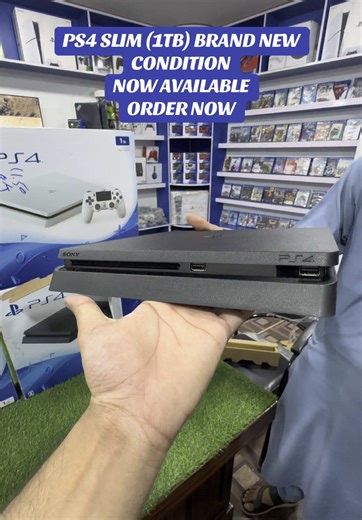 PS4 Slim 1TB Console in New Condition Available Now