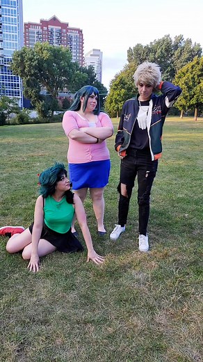 The one thing that can bring down the great Katsuki Bakugo? Inko Midoriya 😌 #bnha #mha #deku #femdeku #bakugou #kacchan #damnnerd #inko #inkomidoriya #mamainko