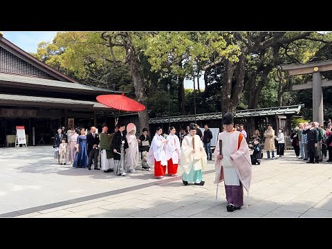 明治神宮 神前結婚式 Japanese Traditional Wedding at Meiji Shrine, Tokyo – Echo 168