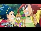BEYBLADE BURST QUADSTRIKE Episode 9 Part A- Striking Flames! Ferocious Battle!