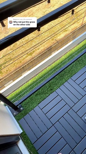 Balcony Makeover: Moving Grass to the Front [Part 3]