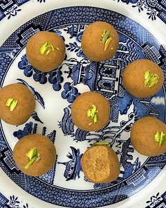 5.6K views · 15 reactions | Roasted chickpea flour, ghee and sugar come together to make a soft, crumbly fudge-like sweet. Get the recipe: sbs.com.au/food/chickpea-fudge-besan-ladoo | SBS Food | Facebook