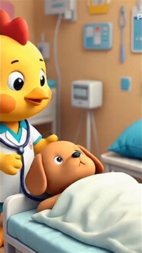 Doc chick 🐥 in hospital epi 5#adorablechicks #chicken #trendingkids #cute #adorable #shorts