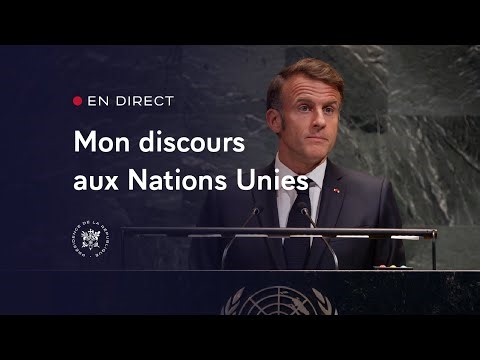 Mon discours aux Nations Unies.