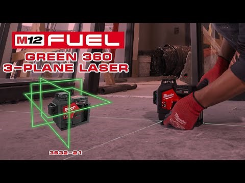 Milwaukee M12 Green 360 Degree 3 Plane Laser