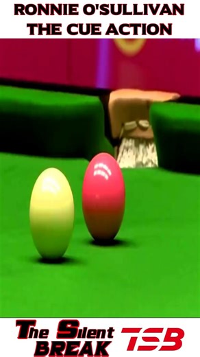 Ronnie O'Sullivan Impressive Cue control Pink to Black Amazing!! The Silent Break #snooker