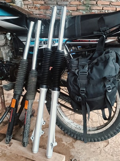 Modifikasi Motor Trail GL Pro di Bromo