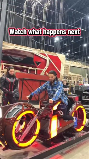 Throwback to my first time on a light cycle while filming Tron: Ares😅 how did I do? | Jared Leto