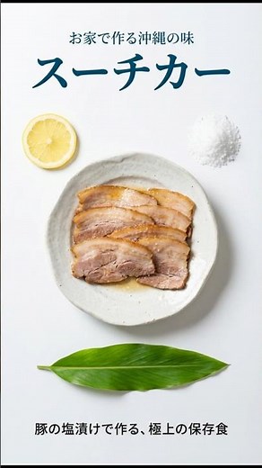 豚肉と塩だけで作る、沖縄の絶品保存食「スーチカー」の作り方 #Shorts #沖縄料理 #スーチカ #旧正月 #伝統料理