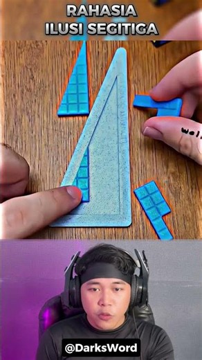 Genius Way to Make the Weirdest Ruler Triangle Illusion 😱 #shorts