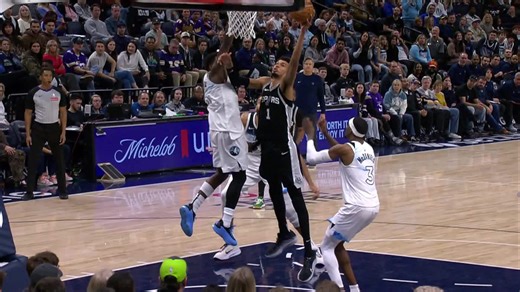 Victor Wembanyama with 34 Points vs. Minnesota Timberwolves